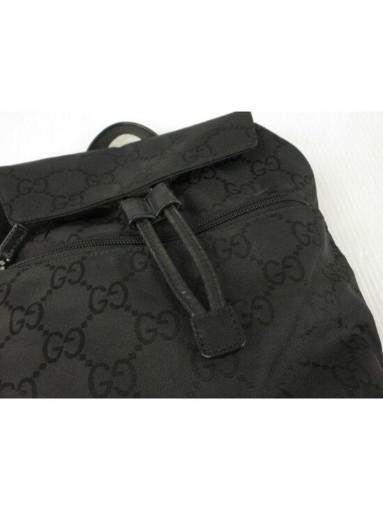 Gucci GG Canvas Backpack Black main image 5